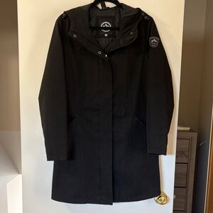 Women's Black Hooded Jacket